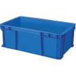 画像1: TRUSCO TS型 リサイクルコンテナ40L ダークブルー TR-TS40 [819-1169] (1)