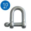 画像1: TAIYO 捻込シャックル 電気 19mm（10個入）NGS-19EP 3015379 大洋製器 (1)