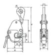 画像3: イーグル 横つり用クランプ G型 G-350(2-16) 70~350kg [394-0616] (3)