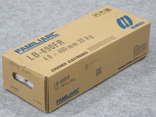 画像1: 耐火鋼用(被覆棒） LB-490FR 3.2/4.0mm 20kg 神戸製鋼所 (1)