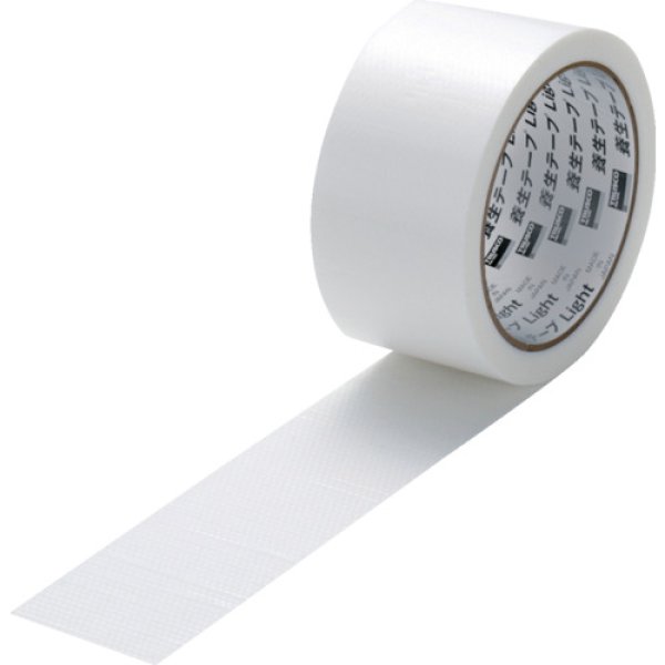 画像1: TRUSCO 養生用テープ Ｌｉｇｈｔ ホワイト 50mm幅X25m YL5025-W [708-4597]  (1)