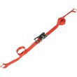 画像1: TRUSCO ベルト荷締機 SUS金具 50mm幅 764kgアイタイプ JIS規格相当品 GV50S-750R [702-5308]  (1)