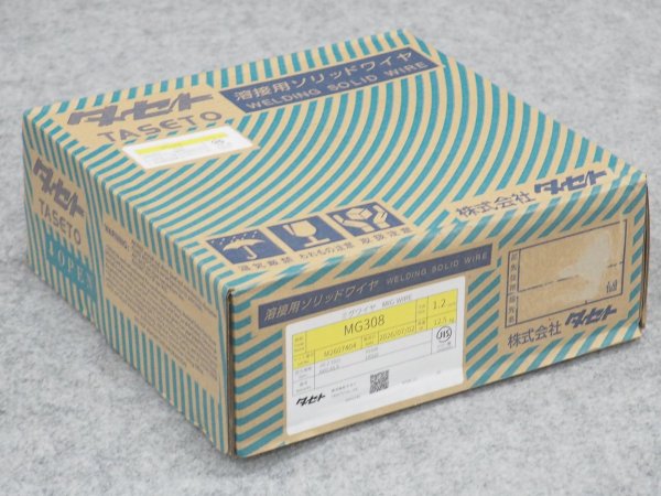 画像1: ステンレス鋼MIG溶接用ワイヤ タセト MG308 1.2mm-12.5kg タセト (1)
