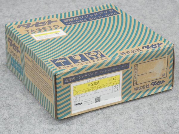 画像2: ステンレス鋼MIG溶接用ワイヤ タセト MG308 1.2mm-12.5kg タセト (2)