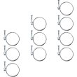 画像1: TRUSCO ネジ式ワイヤバンド 締付径28〜33mm (10個入) TWB-33A-10 [699-3521]  (1)