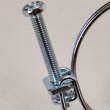 画像2: TRUSCO ネジ式ワイヤバンド 締付径21〜25mm (10個入) TWB-25A-10 [699-3517]  (2)