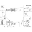 画像2: 角田 ステンレス製ハンドル横型トグルクランプ No.03-2S KC-03-2S [826-6659] (2)