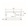 画像2: TRUSCO 引き取手 ステンレス製 メネジ Φ10XL110XH37(1個/袋) TTO-10-100NA [208-3052] (2)