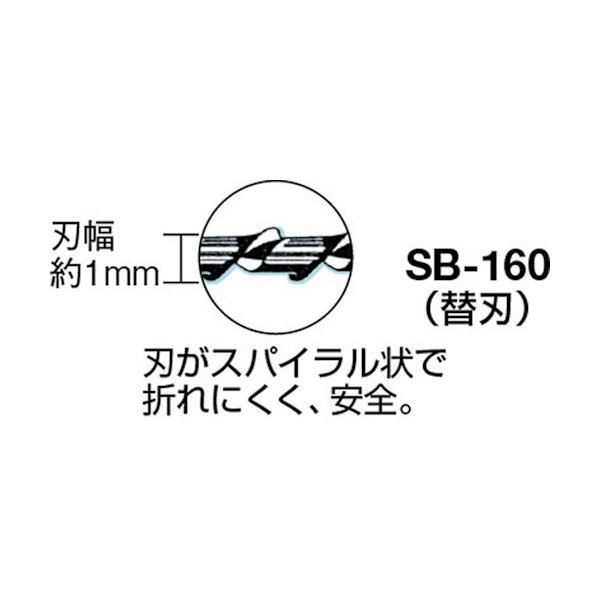 画像3: TRUSCO コッピングソー替刃 鉄工・木工用 (2本入) SB-160 [215-7322] (3)