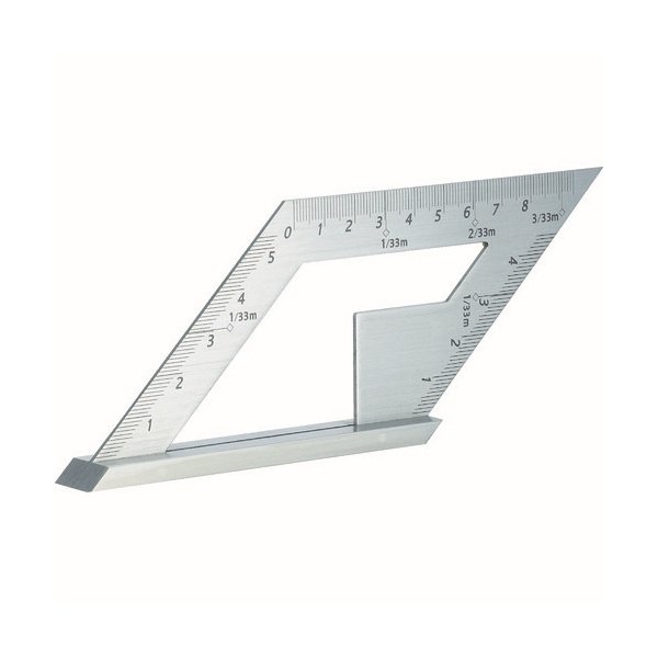画像1: TRUSCO 止型定規 スコヤ型 TS-TM [232-7287]【廃番】 (1)