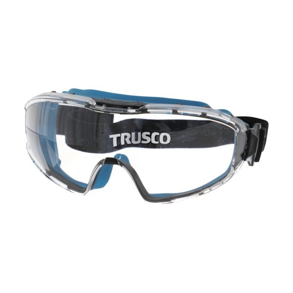 画像1: TRUSCO G5008-B カラーセーフティーゴーグル(ワイドビュータイプ)ブルー [244-2155] (1)