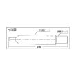 画像2: TRUSCO チャックアーバー焼入研磨品JT-3×MT-4 TCA-34Y [253-7214] (2)