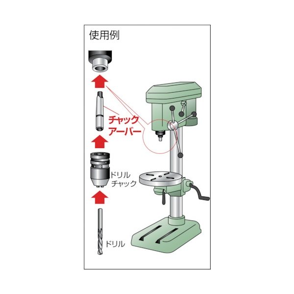 画像3: TRUSCO チャックアーバー焼入研磨品JT-6×MT-3 TCA-53Y [253-7231] (3)