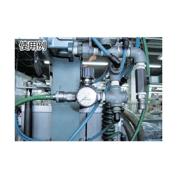 画像4: TRUSCO レギュレーター コンパクトタイプ 口径1/4 TP-3R21GB-8 [254-9590] (4)