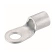 画像1: TRUSCO T-R14-6 裸圧着端子 丸形(6個入) スタッド径Φ6.4 全長27.5mm [255-7614] (1)