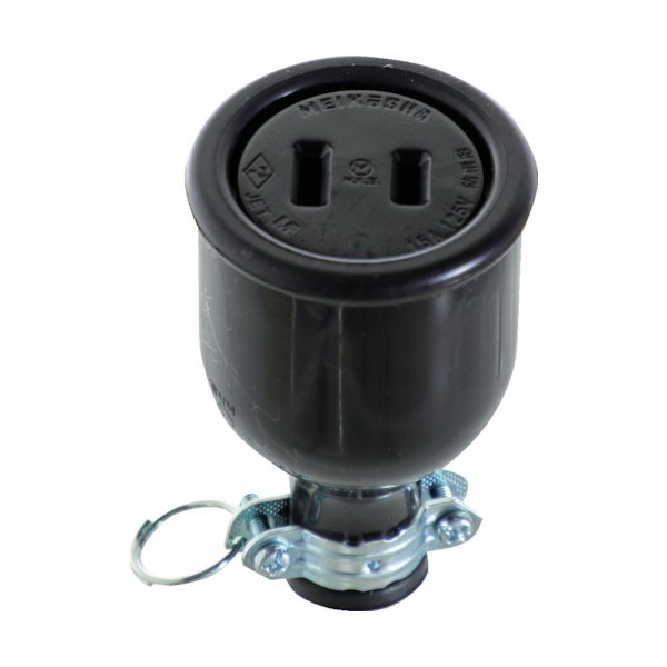 画像1: TRUSCO TMC2608 防水コネクターボデー2P TMC2608 [257-2513] (1)