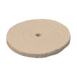画像1: TRUSCO 積みサイザルバフ 外径Φ125X穴径12.7mm 5個入 TSB-125-4 [261-6530] (1)