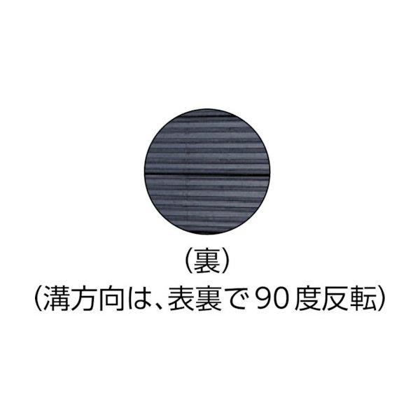 画像2: TRUSCO 防振パット ベルトタイプ 600×1000 厚ミ10mm 天然ゴム OHL-10-600 [272-6971] (2)