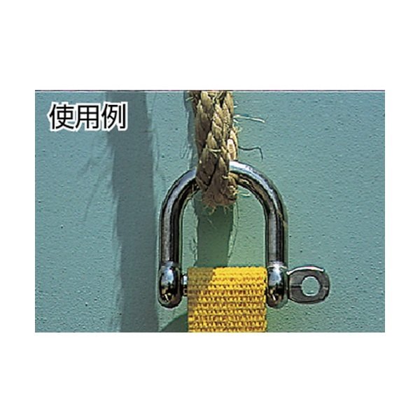 画像3: TRUSCO ワイドネジシャックル ステンレス製 線径Φ8X開口28mm TNS-8W [274-9921] (3)