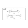 画像3: TRUSCO 枠式ターンバックル フック&フックタイプ ネジ径5/8 ユニクロ TTB-07 [275-8105] (3)