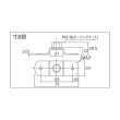 画像2: TRUSCO パイプ用支持金具 ネジ込ミT字脚 W3/8 TPS-312 282-0978 (2)