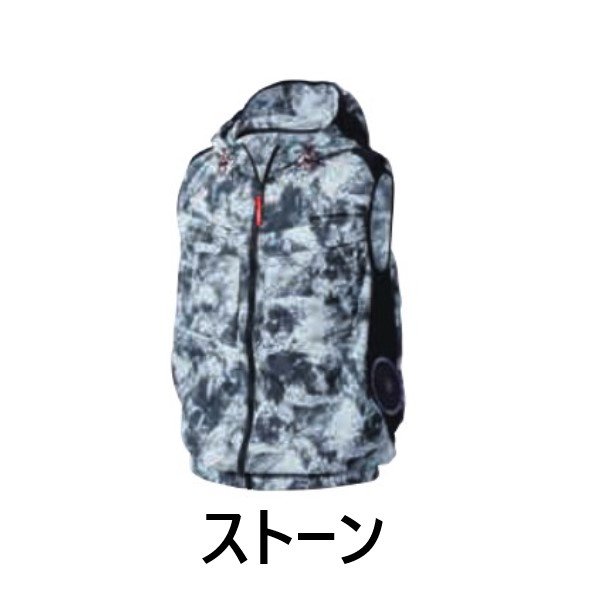 画像5: 【バッテリー・ファン付き】空冷服 サイドファンフードベスト 送風ウェア 熱中症対策 ファン付き作業服 空調ウェア クールウェア エアコンウェア 冷却ファン付き TV8819B XYDEN (5)