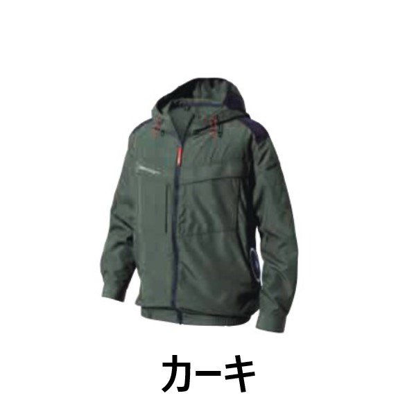 画像3: 【バッテリー・ファン付き】空冷服 サイドファン長袖フードジャケット 送風ウェア 熱中症対策 ファン付き作業服 空調ウェア クールウェア エアコンウェア 冷却ファン付き TV8812B XYDEN (3)