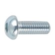 画像1: TRUSCO 六角穴付ボタンボルト 三価白 全ネジ M8×20 11本入 B774-0820 [300-3108] (1)