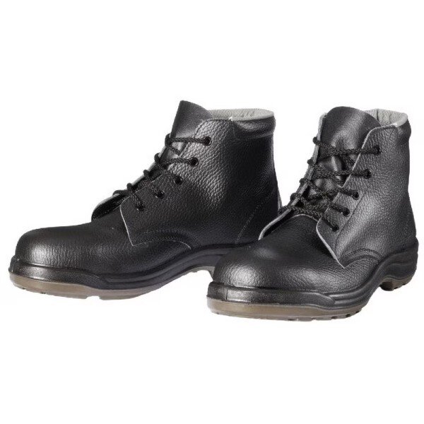 画像2: 【サイズ:23.5〜28.0/I式製法】ドンケル JIS T8101(安全靴)理想的安全靴 ウレタン底安全靴 D5003N 発泡ポリウレタン二層底 安全靴 セーフティーブーツ セーフティーシューズ 作業靴 中編上靴 ワイド樹脂先芯 かかと衝撃吸収 DONKEL (2)