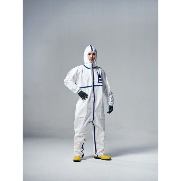 画像2: 【50枚セット】使い捨て防護服 ファインガードプロ E19 (2)