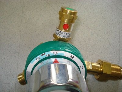 画像2: SAFETYゲージレス調整器1号G式 酸素 関東式 小池酸素工業 (#36573)