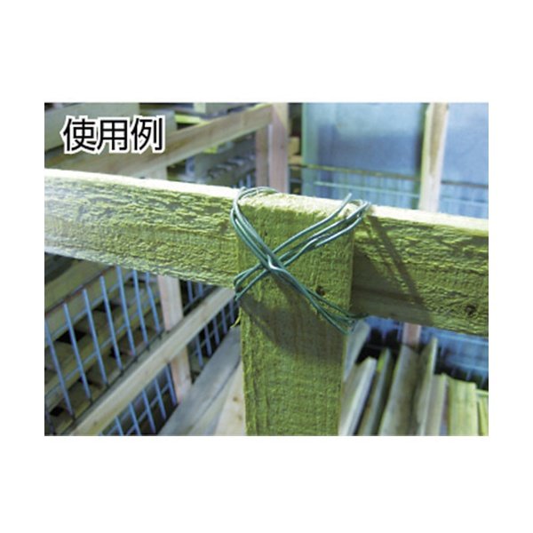 画像2: TRUSCO スチール針金 小巻タイプ #16 線径1.6mmX15m 溶融亜鉛メッキ TYWS-16 [359-9728] (2)