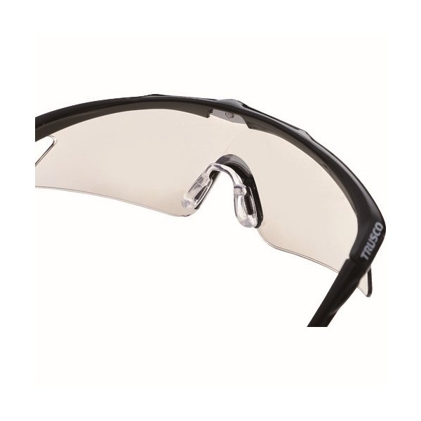 画像3: TRUSCO 一眼型安全メガネ フレームレッド レンズシルバー TSG-1856SV [365-8309] (3)