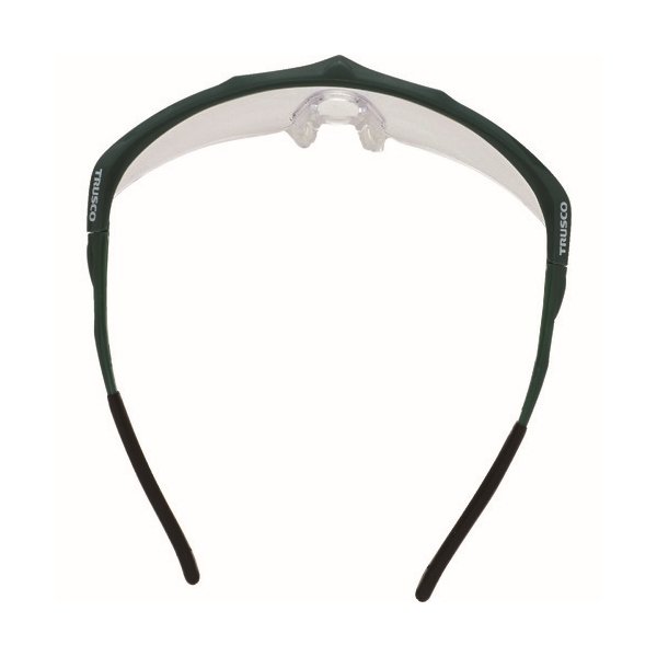画像4: TRUSCO 一眼型安全メガネ フレームグリーン レンズクリア TSG-1856GR [365-8325] (4)