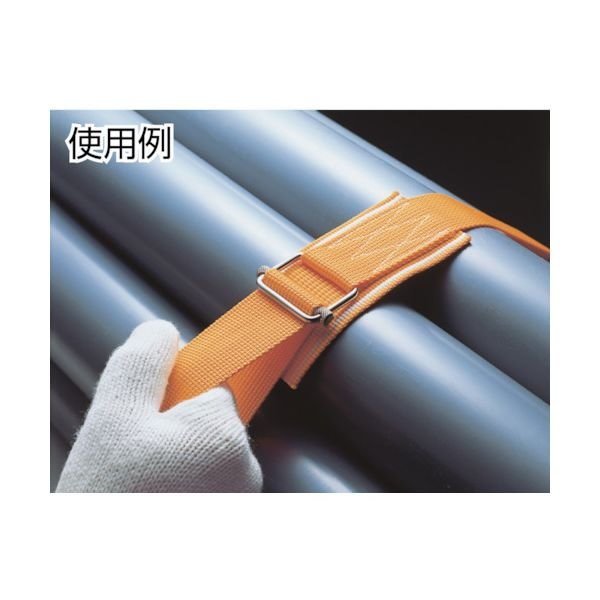 TRUSCO 簡易結束ベルト「ククリ帯」 50mmX5m 青 KR505B 383-0187 