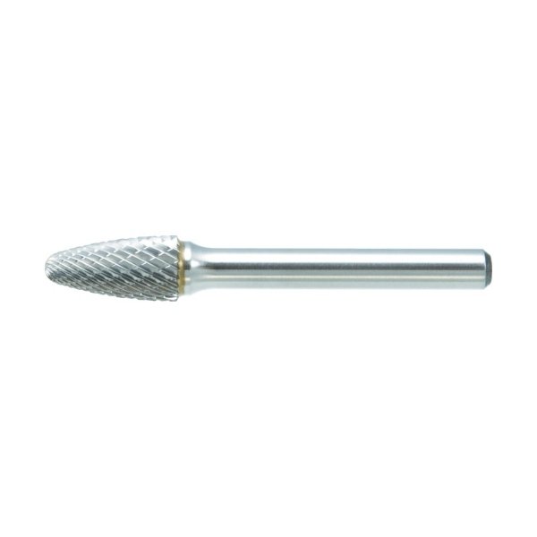 画像1: TRUSCO 超硬バー 砲弾型 Φ9.5X刃長19X軸6 シングルカットTB3C095S [384-0409] (1)