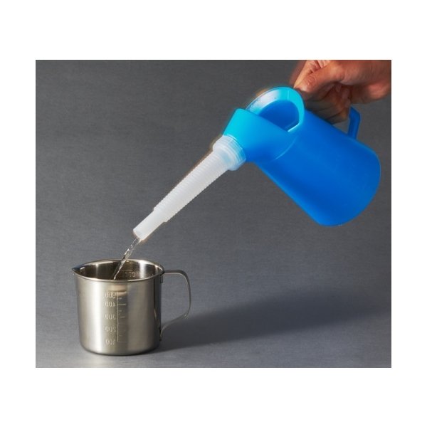 画像2: TRUSCO カラフルジョッキ 1リットル 青 TOJ-1B [400-9754] [売切廃番] (2)