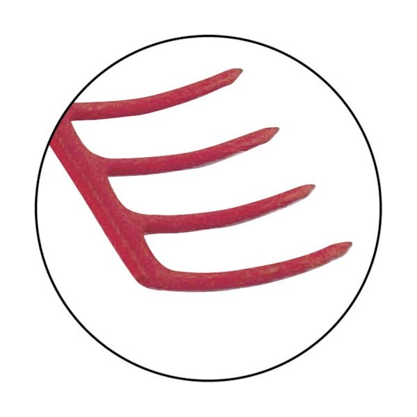 画像2: TRUSCO スチールレーキ 木柄 12本爪 TSRM12 [402-6080] (2)