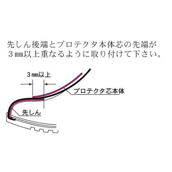 画像5: 青木安全靴 プロテクタ 着脱式(アルミ合金製) AP-5 セーフティーブーツ セーフティーシューズ 作業靴 (5)