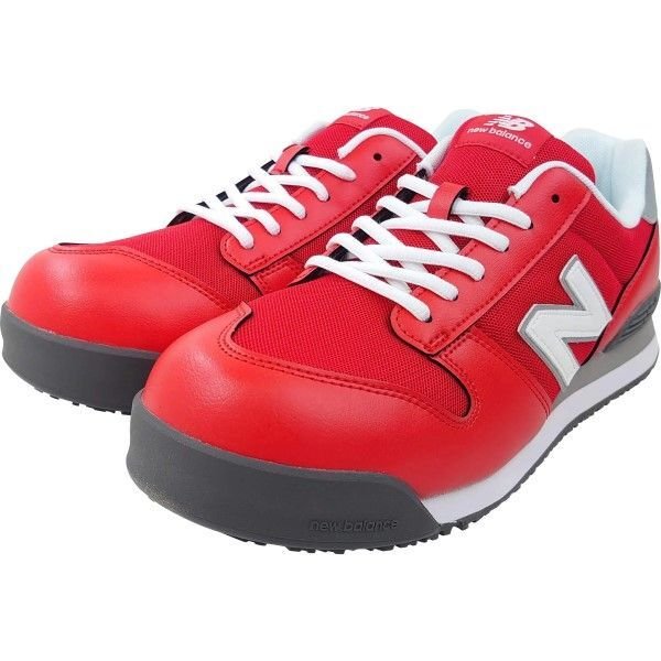 画像1: 【サイズ:23.5〜28.0】ニューバランス JSAA認定品(プロテクティブスニーカー)  PL-281 人口革製プロスニーカー Portlamd セーフティーブーツ セーフティーシューズ 作業靴 衝撃吸収 樹脂先芯 耐油ラバーソール 再帰反射素材 New Balance【送料無料】 (1)