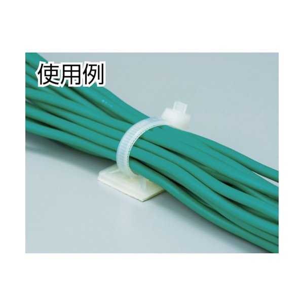 画像3: TRUSCO 結束バンド固定具 (粘着シート付)幅4.8 (100個入) THC-101 [414-9831] (3)