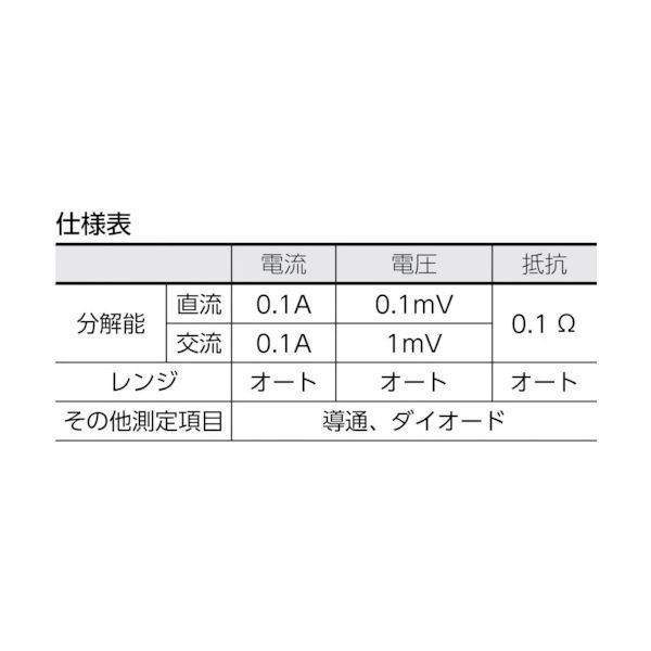 画像2: [廃番]TRUSCO ACDCクランプメータ TC-03 [415-0953] (2)