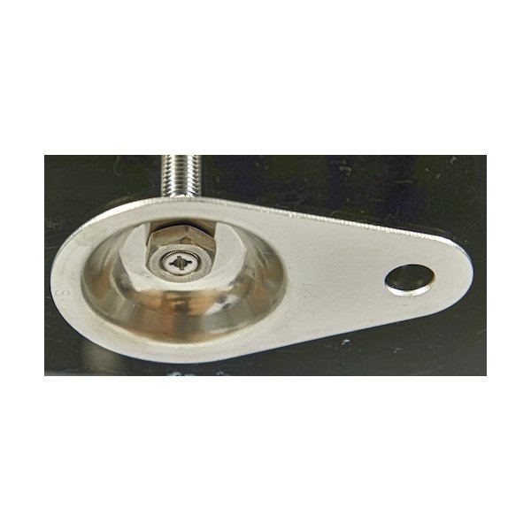 画像2: TRUSCO アジャスターボルト M20×180 ステンレス足止めプレート付 SUS-TE2-20X180 [431-5880] (2)