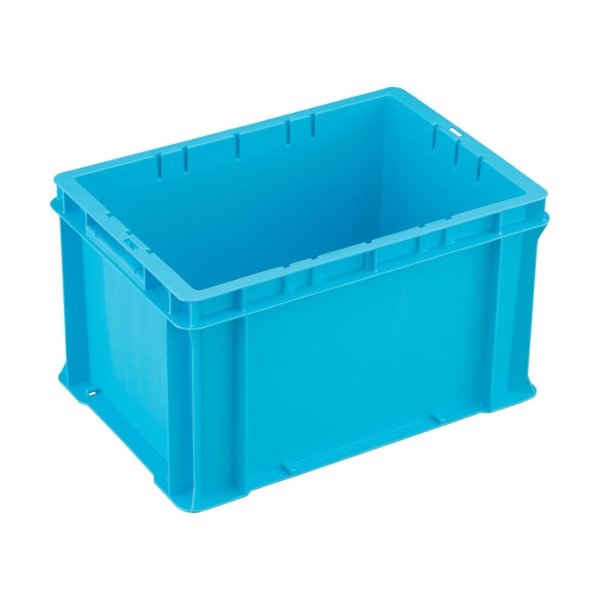 画像1: TRUSCO F型エコキャップ再生コンテナ 21L ライトブルー F-3EC-LB [432-9716] (1)
