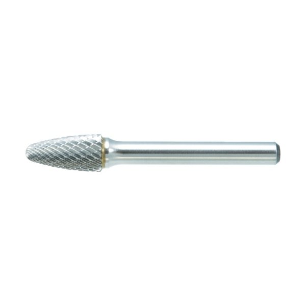 画像1: TRUSCO 超硬バー 砲弾型 Φ11X刃長25X軸6 シングルカットTB3C110S [436-4201] (1)