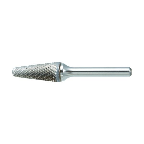 画像1: TRUSCO 超硬バー テーパー先丸型 Φ19X刃長38X軸6 シングルカット TB7C190S [436-5313] (1)