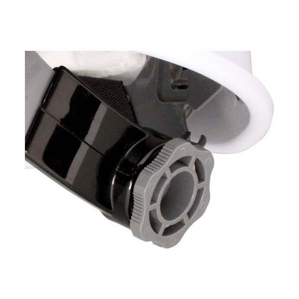 画像3: TRUSCO ダイヤル式防臭ヘルメット ホワイト 441-8956 (3)