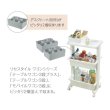 画像4: 【ブラック】リセスタイル ツールボックス 3段テーブルワゴン ツールストッカー 組み立て式 (4)