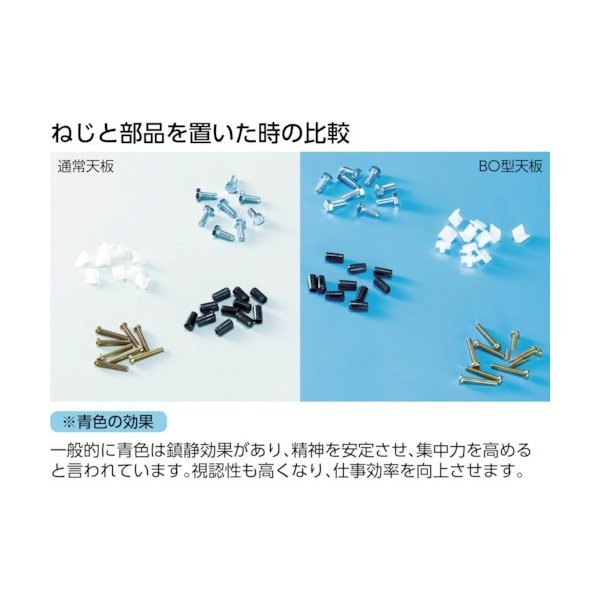 画像4: TRUSCO BO型軽量作業台 1500X600X740 BO-1560 [454-4226]  (4)