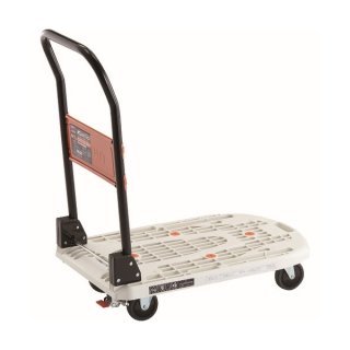 TRUSCO 樹脂台車 カルティオ(新型) 折畳 780X490 オリーブドラブ MPK